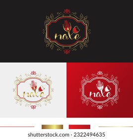 Trilobite wine maker logo, trilobite logo, wine shop logo, wine logo, wine glass