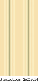 Recorte las líneas de Vector de fondo, patrón textil de Vertical de adorno. Perfección de textura de tela de rayas sin costuras en trigo y paleta de colores amarillos de varilla de oro claro.