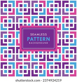 Trim Square Seamless Pattern Design-4 Colors Twins