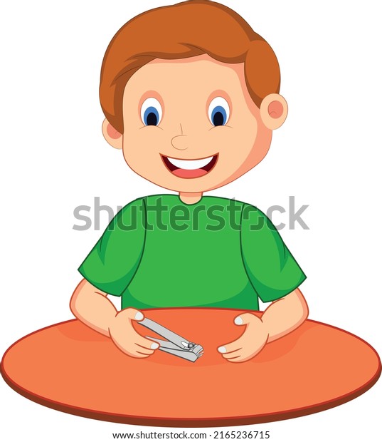 Recortar tus uñas Dibujo vectorial de vector de stock (libre de