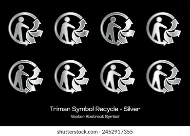 Triman Symbol Recycle to use in your packaging designs and in your technical regulations