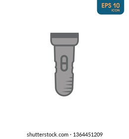 Trimmer flat icon isolated on white background