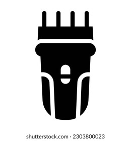 trimmer glyph icon illustration vector graphic