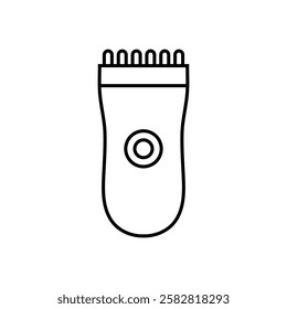 Trimmer Icon Flat isolated outline sign