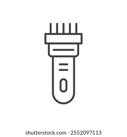 Trimmer icon. line style vector icon.