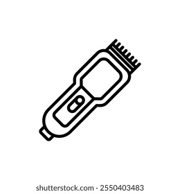 Trimmer icon linear logo isolated