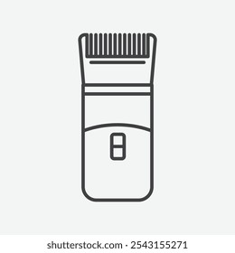 Trimmer icon set. vector illustration.