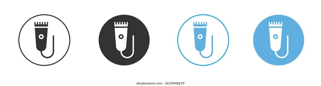 Trimmer icon simple flat vector icon pack