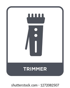 trimmer icon vector on white background, trimmer trendy filled icons from Electronic devices collection, trimmer simple element illustration