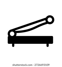 Ilustración de diseño de símbolo de Vector de ícono de recortador