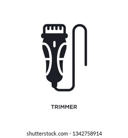 trimmer isolated icon. simple element illustration from electronic devices concept icons. 