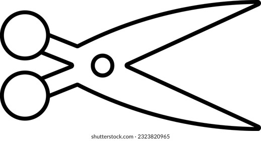 trimming cutting cutter tools scissor Outline