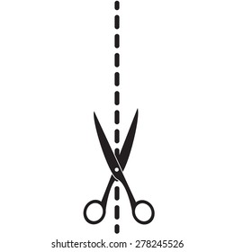 Trimming scissors