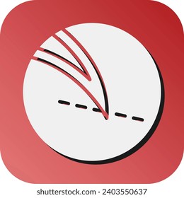Trimming Vector Glyph Gradient Background Icon For Personal And Commercial Use.
