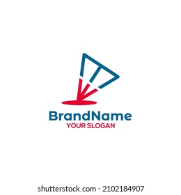 Vector de diseño del logotipo Tringale MW