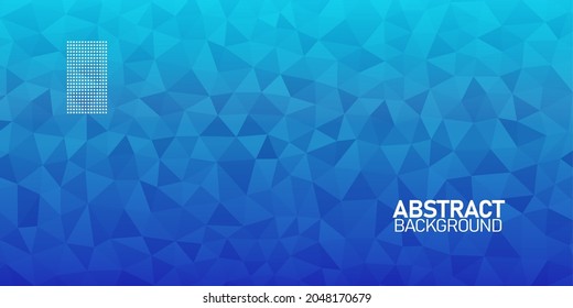 tringle shape abstract blue shading background