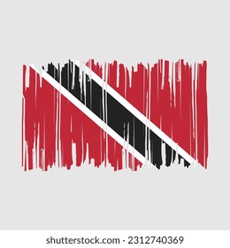 Trinidad Flag-Vektorgrafik