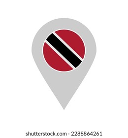 Trinidad flags icon set, Trinidad independence day icon set vector sign symbol