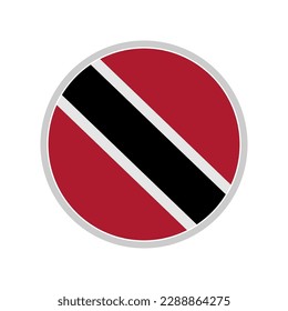 Trinidad flags icon set, Trinidad independence day icon set vector sign symbol
