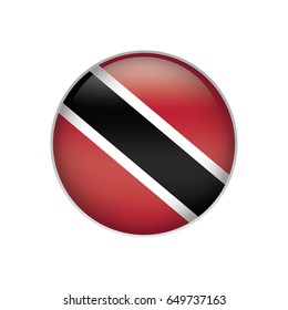 National Flag Trinidad Tobago On Sphere Stock Illustration 18