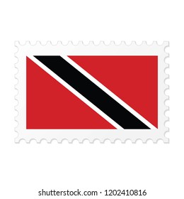 Trinidad and Toago flag on white background vector image