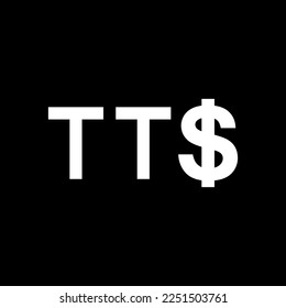 Trinidad and Tobago Currency Symbol, Trinidad and Tobago Dollar Icon, TTD Sign. Vector Illustration