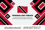 Trinidad And Tobago Flag Abstract Background Design Template. Trinidad And Tobago Independence Day Banner Wallpaper Vector Illustration. Trinidad And Tobago Cartoon