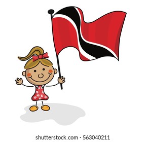 Trinidad & Tobago flag kids collection