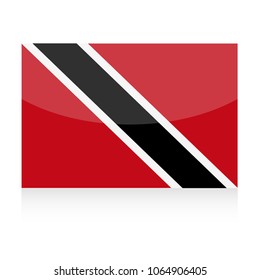 Trinidad and Tobago Flag Vector Icon - Illustration