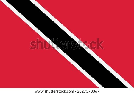 Trinidad And Tobago Flag Vector Icon Design