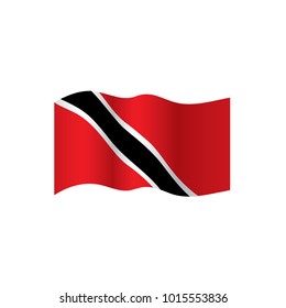 trinidad and tobago flag, vector illustration