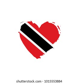 trinidad and tobago flag, vector illustration