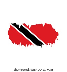 trinidad and tobago flag, vector illustration