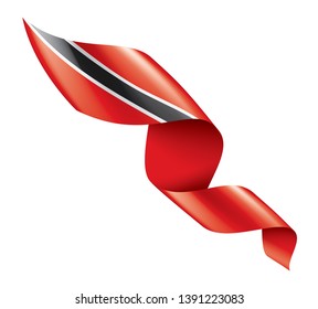 trinidad and tobago flag, vector illustration on a white background