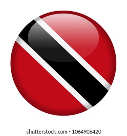 Trinidad and Tobago Flag Vector Round Icon - Illustration