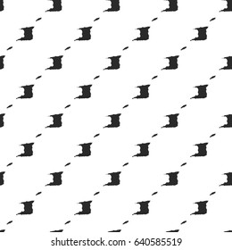 Trinidad and Tobago map seamless pattern, isolated on white background. Vector illustration, easy to edit.