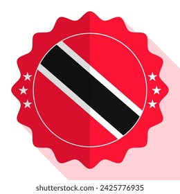 Trinidad and Tobago quality emblem, label, sign, button. Vector illustration.