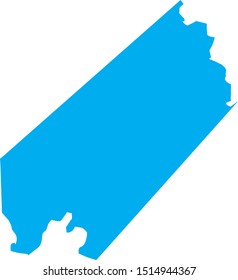 trinity county map in state of texas