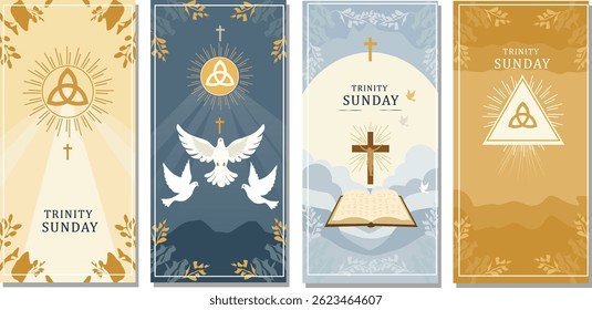 Domingo da Trindade: Ilustrações Simbólicas da Santíssima Trindade