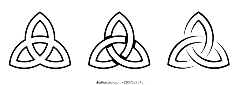 Trinity symbol. Trinity logo vector.