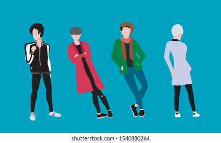 
trinity with their winter fashion