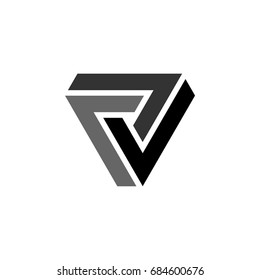 Trinity Triangle Logo Template Illustration Design. Vector EPS 10.