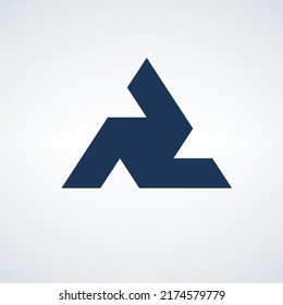 Trinity triangle Vector Logo Template. Unity and partnership. Stock vector illustration isolated on white background.