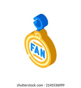 Set Zubehör isometrische Icon Vektorgrafik. Accessoires-Zeichen. einzelne Symbolillustration