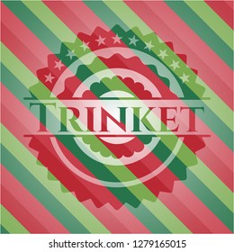 Trinket christmas colors emblem.
