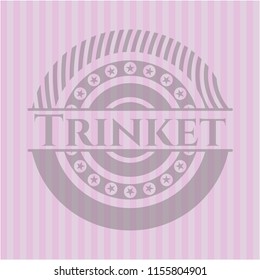 Trinket realistic pink emblem