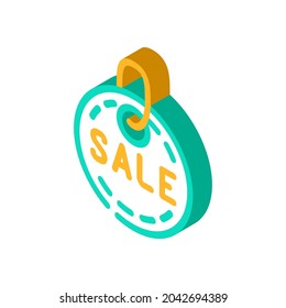 trinket sale isometric icon vector. trinket sale sign. isolated symbol illustration