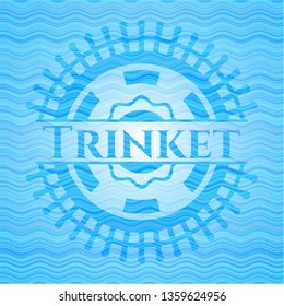 Trinket water concept emblem.