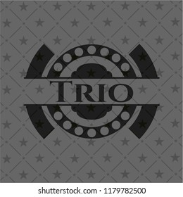 Trio black emblem