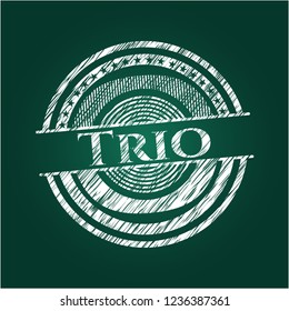 Trio chalk emblem